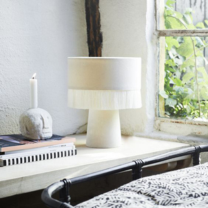 Hậu hiện đại cá tính sáng tạo thiên nga flannel tua nghệ thuật đèn bàn cho phòng khách phòng ngủ hoặc nghiên cứu-đèn bàn độc đáo - Product Image 3