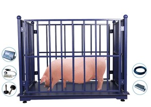 Cân Kỹ Thuật Số 1-1.5 Tấn 1.2*1.2 M Cân Gia Súc Cân Động Vật Điện Tử Có Khóa Và Hàng Rào - Product Image 3