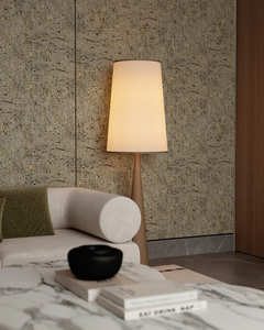 Revêtement mural en liège beige perle insonorisant acoustique, papier peint <span class=keywords><strong>isolant</strong></span> thermique durable - Product Image 3