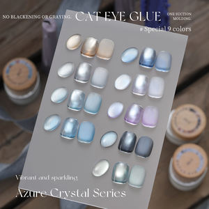 <span class=keywords><strong>Mrnail</strong></span> ชุดกาวทาเล็บเจล UV สำหรับตาแมวสีน้ำเงิน - Product Image 4