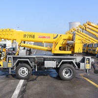 LUYING 8 Ton Fabrika Fiyatlı Portatif Hidrolik Kamyon Vinci, Liyuan Parçalarıyla 28m Kaldırma Yüksekliği ile İnşaat İçin