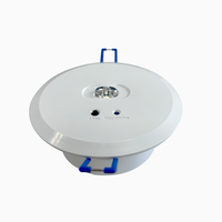 Lampe de Secours LED à Fixation Plafond, Homologuée CE ROHS, avec Batterie Rechargeable, pour Hôtels et Hôpitaux