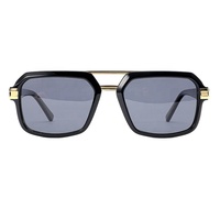 Lunettes de soleil polarisées anti-radiation UV400 style vintage, design 2024, en acétate personnalisé, luxe, légères, durables, unisexes