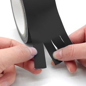 Fabricant de ruban adhésif non réfléchissant personnalisé hautement adhésif sans résidus tissu <span class=keywords><strong>mat</strong></span> ruban adhésif <span class=keywords><strong>noir</strong></span> pour caméra de scène - Product Image 4