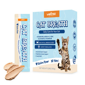 Alimento para Pollos, BREATH para Pollos, Golosinas Masticables para Mascotas, Salud Respiratoria y <span class=keywords><strong>de</strong></span> las Vías Respiratorias, Salud Orgánica <span class=keywords><strong>de</strong></span> la Piel y el Pelaje, Tipo Barra - Product Image 1