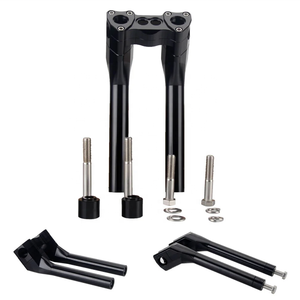 สำหรับ Harley <span class=keywords><strong>Dyna</strong></span> <span class=keywords><strong>Low</strong></span> <span class=keywords><strong>Rider</strong></span> Street BOB Super Glide 1 "25mm สไตล์คลับ Handlebar Riser CLAMP Stable MOUNT - Product Image 6