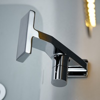 Robinet de lavabo cascade haut de gamme en cuivre pour salles de bain d'hôtels, eau chaude et froide, design allemand