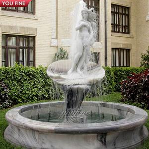 Personalizada hermosa piedra natural tallada a mano mármol <span class=keywords><strong>Sexy</strong></span> chica fuente de agua para la venta - Product Image 4