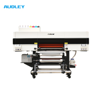 Imprimante UV DTF Audley 60 cm à 4 têtes I3200-U1, machine tout-en-un pour impression et laminage, pour transfert d'autocollants UV DTF, estampage à chaud