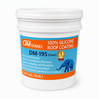 Revêtement de toiture en silicone 100% DM avec garantie de 30 ans, membrane d'étanchéité liquide de qualité professionnelle, fourniture en gros d'usine