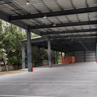 Abri de voiture en acier préfabriqué, abri de garage, abri de stationnement métallique, conception personnalisée, grande portée pour zone de stationnement extérieure