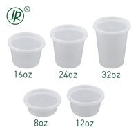 710Ml 24Oz Plastic Beker Injectie Wegwerp Servies Pp Deli Container Voor Soep