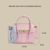 Sac à main bandoulière de luxe en cuir véritable pour femme, personnalisé en usine, très tendance, portable, avec deux sangles et fermeture éclair