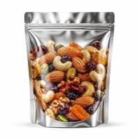 Bolsas de Mylar con Cierre Hermético Personalizadas para Alimentos, Bolsas con Base para Empacar Frutos Secos y Snacks