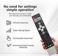 Télécommande de remplacement SW-V14 pour SKYWORTH, Netflix, YouTube, Prime Video, fonction vocale, compatible avec les téléviseurs LED LCD, fréquence 433 MHz