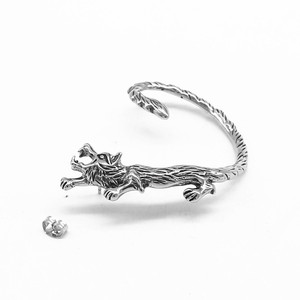 yunnique Tiger Animal <b>Cuff</b> <b>Earrings</b> Stainless Steel Single <b>Ear</b> Clip For Men Women Fashion Jewelry - Product Image 3