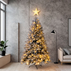 <span class=keywords><strong>Arbre</strong></span> de Noël LED ignifuge écologique de luxe PE + PVC 150cm/180cm décorations d'intérieur - Product Image 6