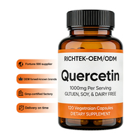 Suppléments végétariens en capsules de suppléments de quercétine de haute pureté pour hommes et femmes