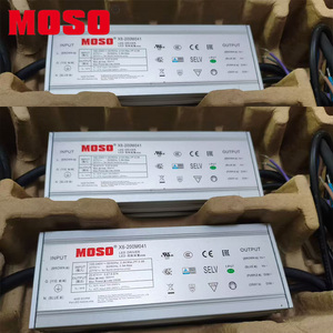 ไดรเวอร์ MOSO รุ่น X6 200W ซีรีส์ 41V 62V 96V 143V 286V ปรับหรี่แสงได้ ช่องสัญญาณเดียว กันน้ำ ไดรเวอร์ LED AC-DC - Product Image 1