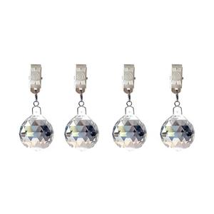 คลิปหนีบผ้าปูโต๊ะสไตล์เรโทรสีสันสดใส ของตกแต่งบ้าน จี้ลูกปัดคริสตัล ของประดับแขวน นำเข้าจากต่างประเทศ - Product Image 5