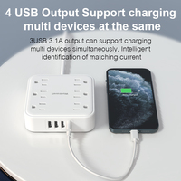 Neues Trend-Verlängerung kabel AC-Steckdose Home-Office-Steckdose Überspannung schutz Universal Power Strip