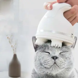 Vendita calda Pet massaggiatore elettrico piatto automatico cane gatto graffio testa solletico piccolo artiglio strumento di massaggio M T