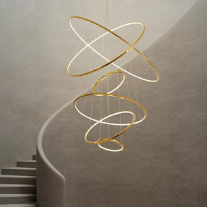 Высококачественная, популярная, элитная люстра-кольцо для дома и гостиничных лобби - Product Image 6