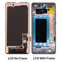 Écran LCD de téléphone portable de haute qualité pour Samsung S10 + S10 Plus, remplacement d'écran avec cadre