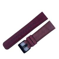 Bracelet de montre intelligente de luxe réglable en cuir véritable unisexe de qualité supérieure, imperméable, personnalisé, 18 mm, 20 mm, 22 mm, 24 mm