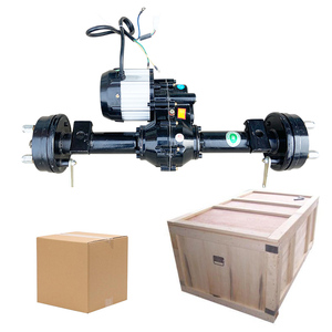 Chariot électrique à moteur à balais 1000W, échelle 1:28, frein à tambour à basse vitesse, essieu arrière, camion à <span class=keywords><strong>4</strong></span> roues, mini tombereau de chantier, 600 kg, séparé - Product Image 6