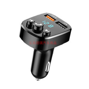 Transmisor FM para Auto con Pantalla Digital 5.0, Manos Libres, Cargador Rápido USB QC3.0 31A, Doble Puerto, Kit para Auto - Product Image 5