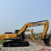 Excavatrice hydraulique d'occasion SANY SY215C en excellent état de fonctionnement, excavatrice d'occasion à vendre