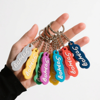 Llaveros Personalizados de PVC y Goma Suave con Logotipo de Dibujos Animados y Anime - Regalo de Fábrica, Resistentes al Agua, Impresión UV Personalizada