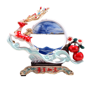 ตู้อีพ็อกซี่เรซินอีพ็อกซี่รูปกวางนำโชคเครื่องประดับศิลปะพื้นบ้านบ้านระดับไฮเอนด์ห้องนั่งเล่นทางเข้าทีวี - Product Image 1