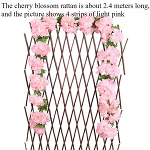 Handmade thực tế nhân tạo tăng dây leo cho đám cưới trang trí nhà trần trang trí hệ thống ống nước cảnh quan giả Hoa Mây - Product Image 5