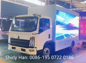 Full Color HD Digital Billboard Vehicle HOWO 4X2 Mobile LED Truck Advertising LED Display - Product Image 6
