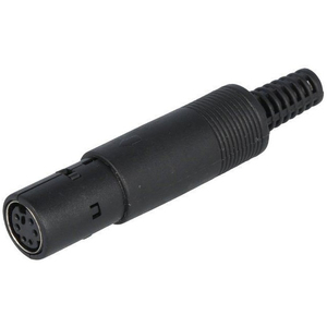 Adaptateur audio-vidéo avec connecteur Mini Din femelle blindé 6 broches - Product Image 1