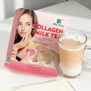 Poudre de collagène de lait beauté Wins Town, complément alimentaire riche en nutriments, poudre de collagène de lait, thé au lait au collagène - Product Image 2