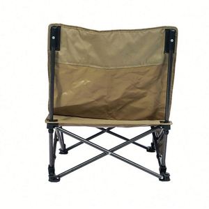 Chaise de plage pliable portable d'extérieur avec dossier confortable en tissu Oxford 600D, pour voiture, camping, pêche ML-129 - Product Image 4