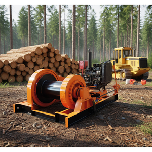 เครื่องกว้านตอกเสาเข็มเครื่องยนต์ดีเซลสำหรับงานอัตโนมัติ รับน้ำหนัก 5 ตัน ใช้เชือกเหล็ก - Product Image 4