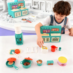Jouets d'Imitation pour Enfants : Ensemble <span class=keywords><strong>de</strong></span> <span class=keywords><strong>Cuisine</strong></span> et Service <span class=keywords><strong>de</strong></span> Table pour Jeu <span class=keywords><strong>de</strong></span> Cuisson - Product Image 4