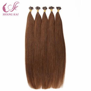 Vendita calda 30 pollici Russian Remy Hair U punta extension colore marrone fine vendita calda vendita calda U punta extension <span class=keywords><strong>capelli</strong></span> umani - Product Image 2