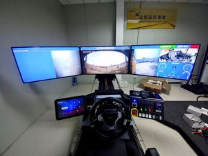 Simulateur de conduite à commande à distance, poste de pilotage avec double écran, siège de simulateur d'entraînement pour l'enseignement de la conduite - Product Image 5