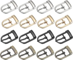 Boucle de ceinture à une seule pointe, boucle à rouleau métallique, boucles ovales à barre centrale pour la fabrication de ceintures et de sacs, quincaillerie en cuir - Product Image 1