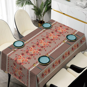 Nhà Máy Giá Thiết kế mới hoa không thấm nước in PVC <span class=keywords><strong>tablecoths</strong></span> Rolls cho khăn trải bàn không dệt - Product Image 5