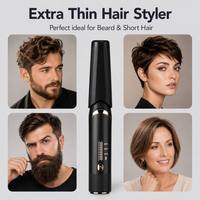 Lisseur de cheveux courts sans fil, mini fer à lisser portable sans fil pour hommes et femmes
