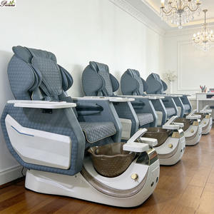 Fauteuil de pédicure <span class=keywords><strong>Ispa</strong></span> simple et élégant, résistant à l'acétone, gris, vente en gros au Vietnam - Product Image 1