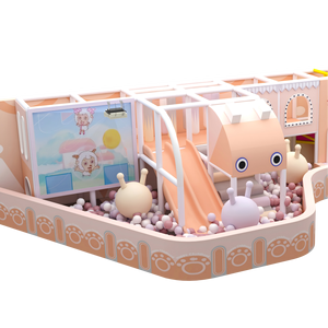Mini Indoor Playground with Soft Play Sets <b>Slides</b> Ball <b>Pool</b> for Shopping Malls Customized Size & Design Over 500kg Capacity - Product Image 1