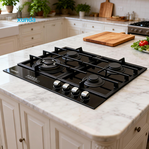 Cocina de Gas de Cuatro Quemadores Xunda de Buena Calidad, <span class=keywords><strong>Estufa</strong></span> de Gas de Cuatro Quemadores en Venta Directa de Fábrica - Product Image 1