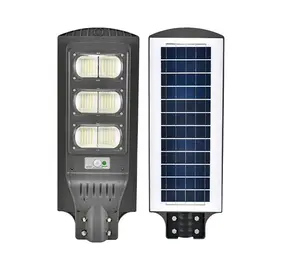 Farola led solar integrada todo en uno de gran potencia, 50w, 100w, 150w, 250w, 300w, lámpara impermeable para exteriores, nuevo modelo